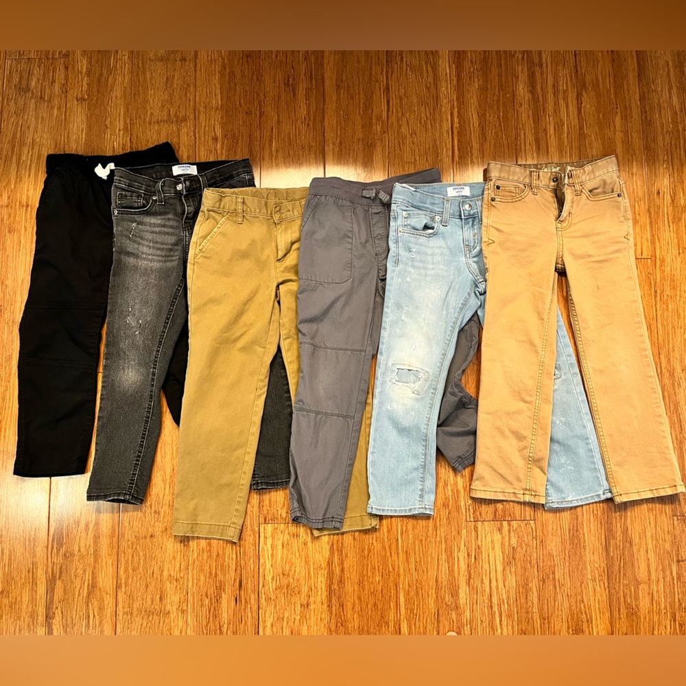 6 pairs boys pants